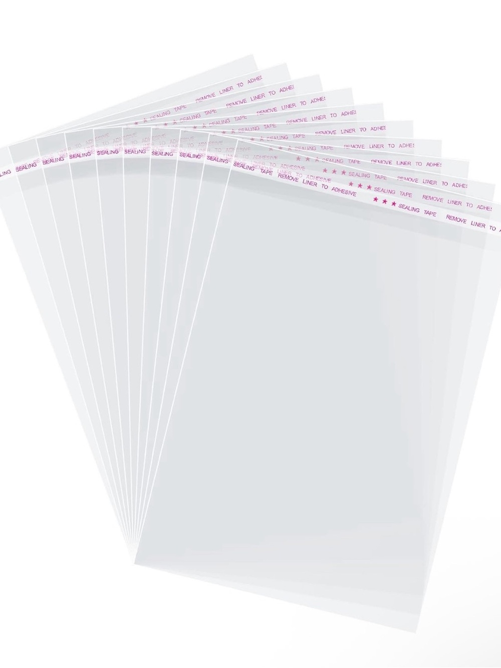100 Clear Polys - 6x9